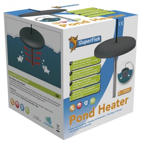 Étang chauffage étang Réchauffeur glace Support 1 KW v2a Acier Inoxydable Boîtier professionnel Heater 
