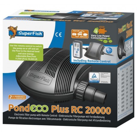 Pompe SUPERFISH avec variateur POND ECO Plus RC 