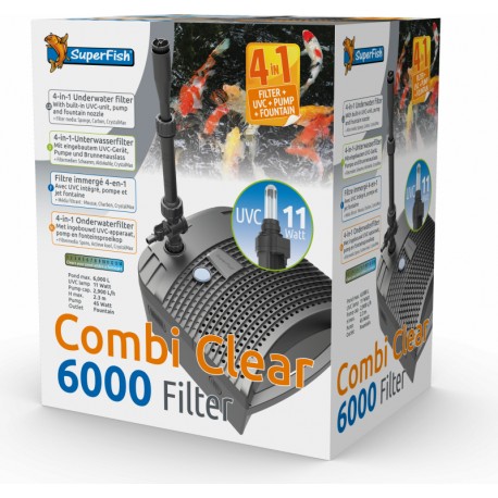 KIT FILTRATION SUPERFISH COMBI CLEAR 6000